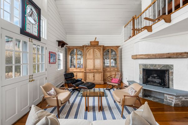 Fireplace, Interior, Living room, Wood Texture Flooring