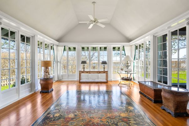 Interior, Sun Room, Wood Texture Flooring