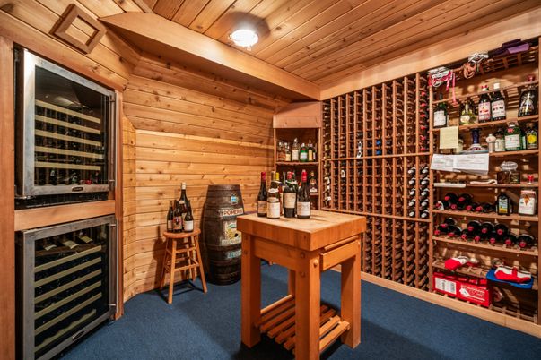 Interior, Wine Storage, Wooden Ceilings, Wooden Walls
