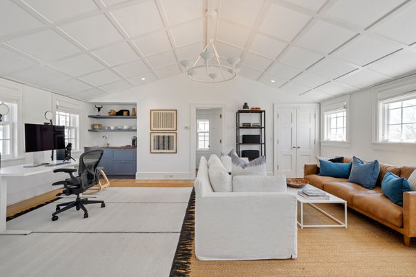Home Office, Interior, Living room, Pendant Lights, Recessed Lighting
