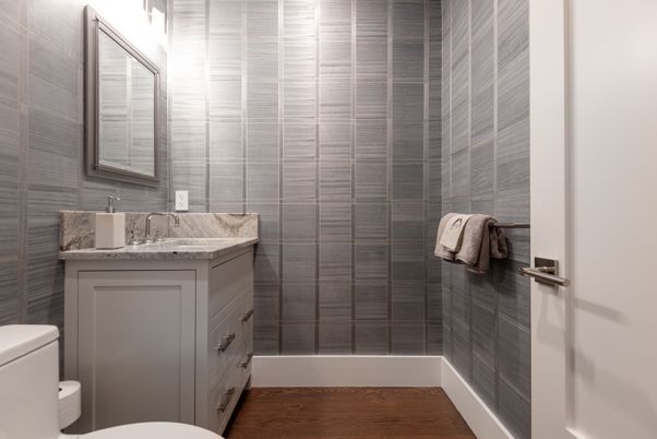 Bathroom, Interior, Wood Texture Flooring