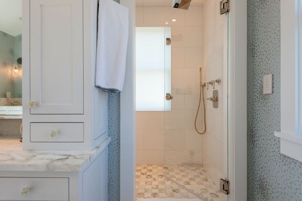 Bathroom, Glass Shower, Interior
