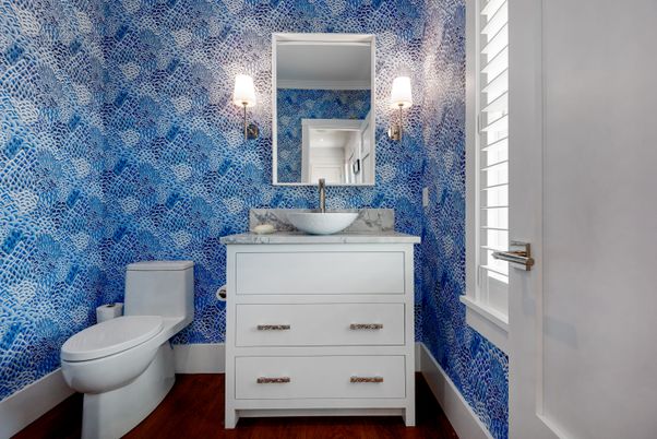 Bathroom, Interior, Wood Texture Flooring