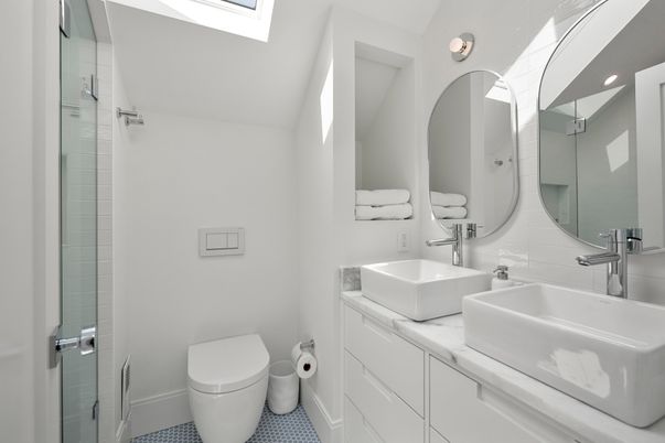 Bathroom, Glass Shower, Interior