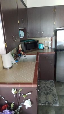 Interior, Kitchen, Tile Countertops
