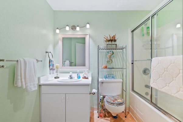 Bathroom, Glass Shower, Interior