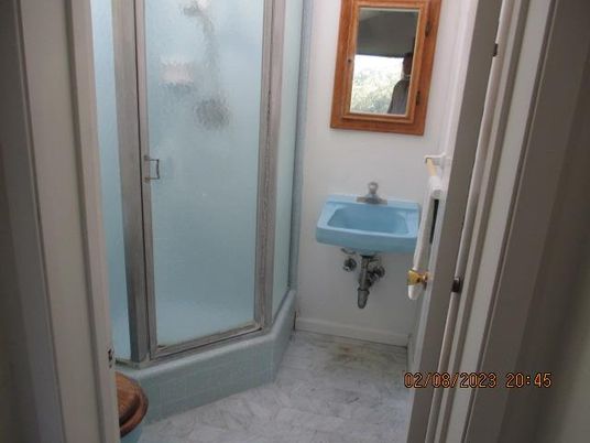 Bathroom, Glass Shower, Interior, Marble