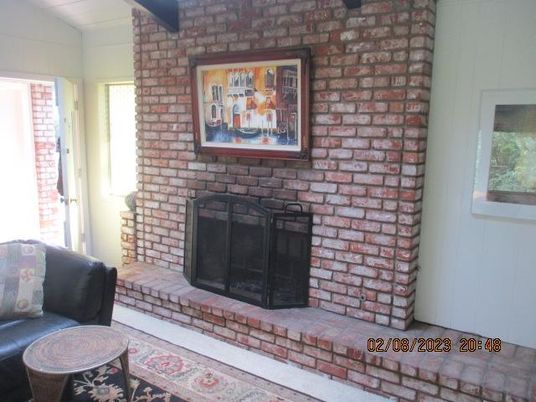 Fireplace, Interior, Stone Walls