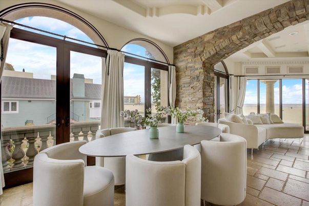 Dining room, Interior, Living room, Stone Walls