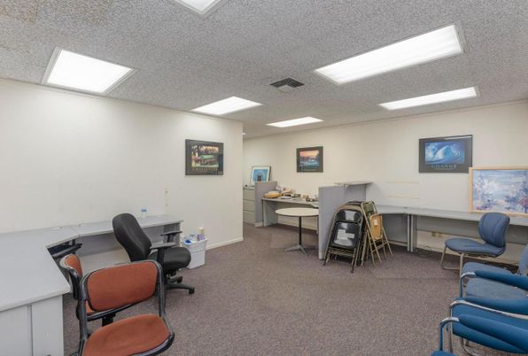 Home Office, Interior, Recessed Lighting