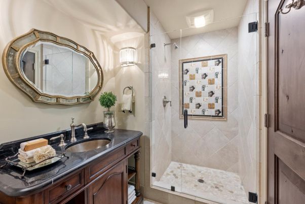 Bathroom, Glass Shower, Interior