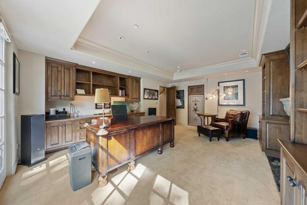 Home Office, Interior, Recessed Lighting