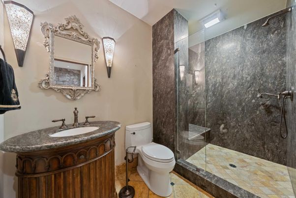 Bathroom, Glass Shower, Interior