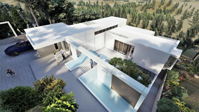 Exterior, Drone