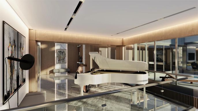 Interior, Piano