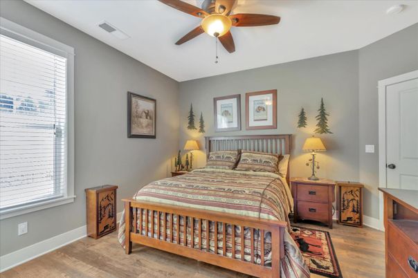Bedroom, Interior, Wood Texture Flooring