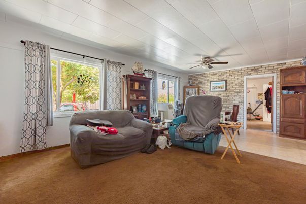 Interior, Living room, Stone Walls