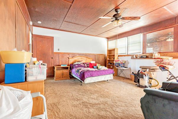 Bedroom, Interior, Recessed Lighting, Wooden Ceilings