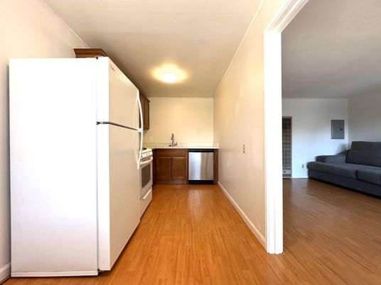 Interior, Kitchen, Wood Texture Flooring