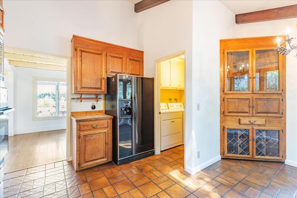 Interior, Kitchen, Wooden Beams, Wood Texture Flooring
