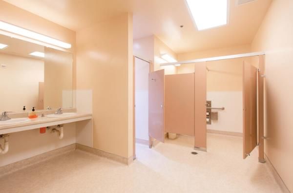 Bathroom, Interior, Recessed Lighting