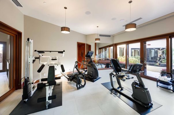 Fitness Equipment, Interior, Pendant Lights