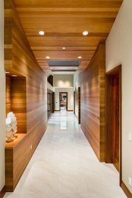 Interior, Recessed Lighting, Wooden Ceilings, Wooden Walls