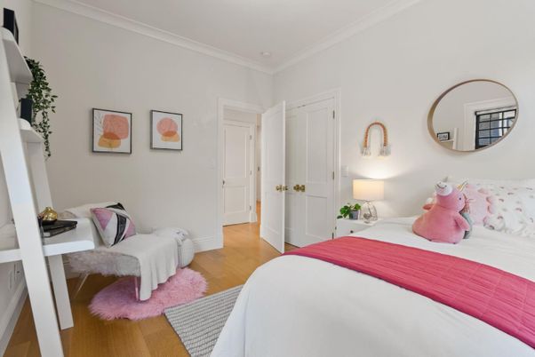 Bedroom, Interior, Wood Texture Flooring