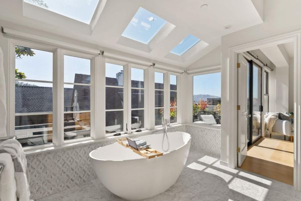 Bathroom, Free Standing Baths, Interior, Marble