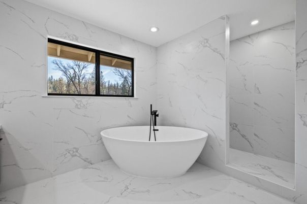 Bathroom, Interior, Wood Texture Flooring