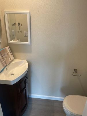 Bathroom, Interior, Wood Texture Flooring