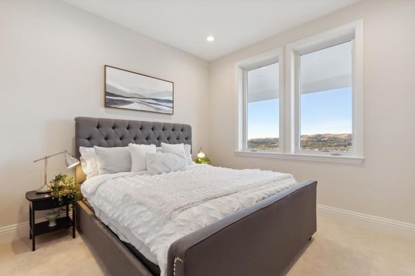 Bedroom, Interior, Recessed Lighting