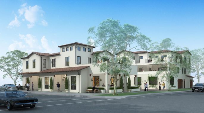 Exterior, Facade, Mediterranean
