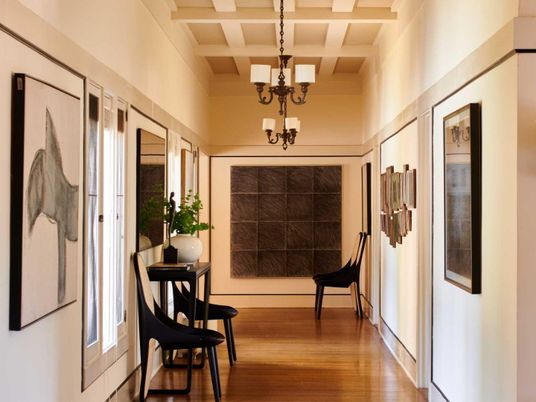 Chandelier, Interior, Wood Texture Flooring