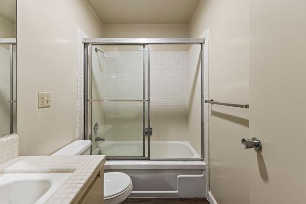 Bathroom, Glass Shower, Interior, Tile Countertops