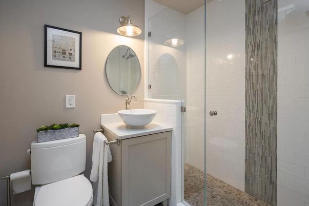 Bathroom, Glass Shower, Interior