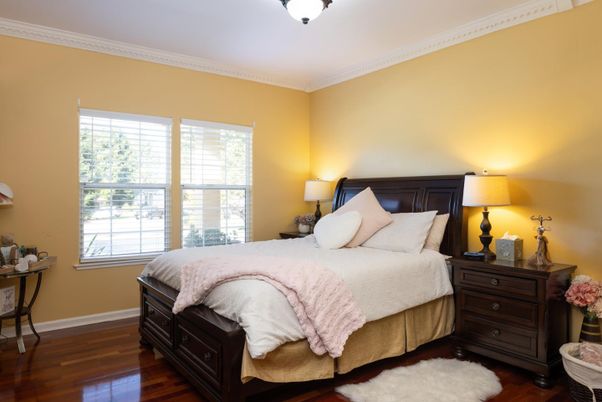 Bedroom, Interior, Wood Texture Flooring