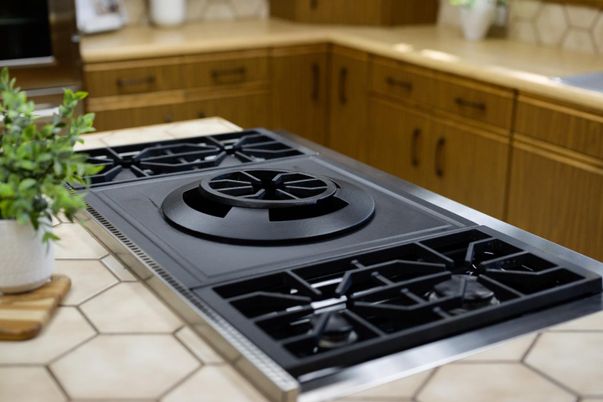 Interior, Kitchen, Tile Countertops