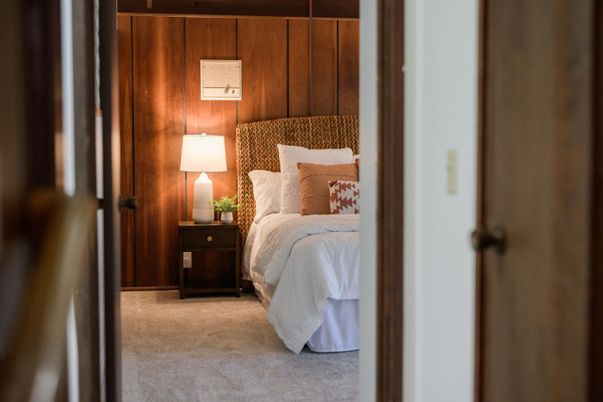 Bedroom, Interior, Wooden Walls