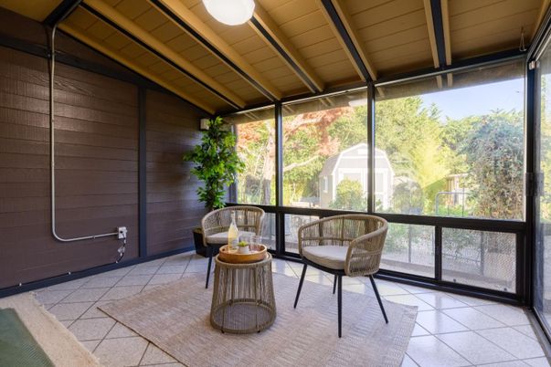 Interior, Sun Room, Wooden Walls