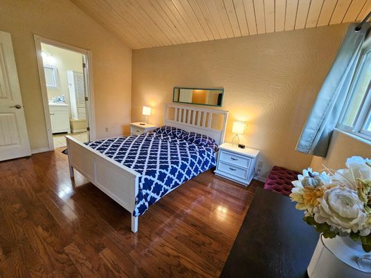 Bedroom, Interior, Wood Texture Flooring
