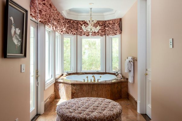 Bathroom, Chandelier, Interior, Recessed Lighting