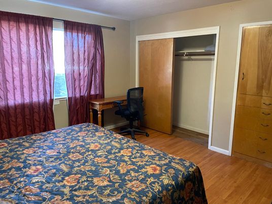 Bedroom, Home Office, Interior, Wood Texture Flooring