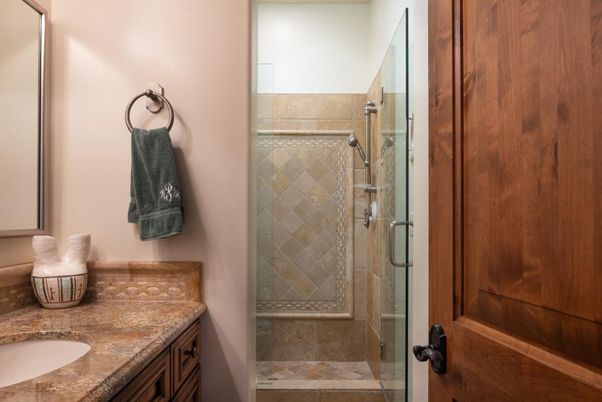 Bathroom, Glass Shower, Interior
