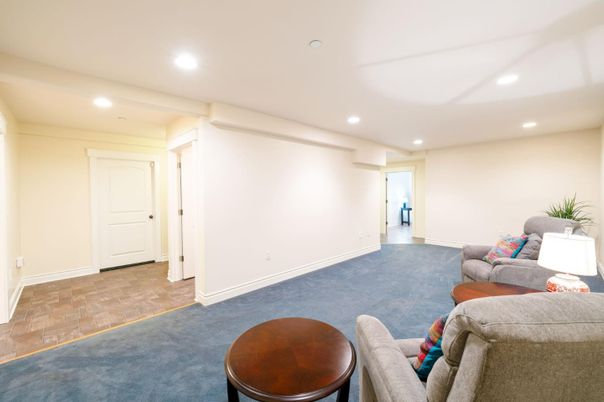 Interior, Living room, Recessed Lighting