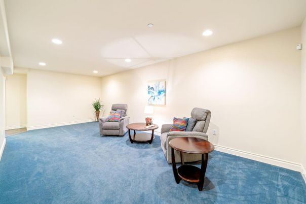 Interior, Living room, Recessed Lighting