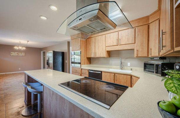 Interior, Kitchen, Recessed Lighting, Stainless Steel Appliances