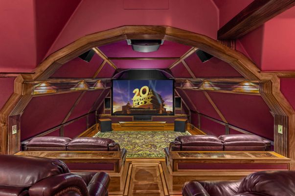Home Theatre Room, Interior, Projection Screen, Theatre Room