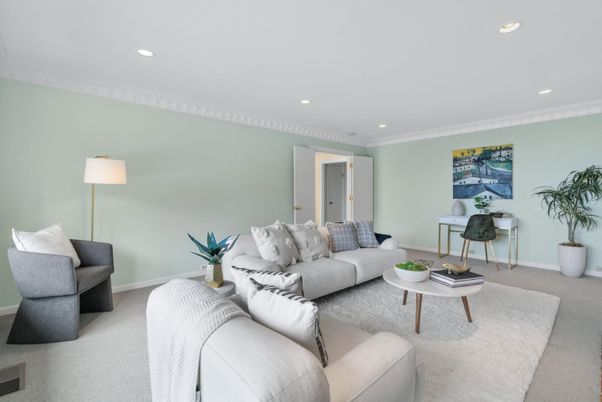 Interior, Living room, Recessed Lighting