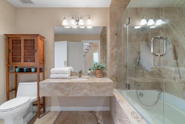 Bathroom, Glass Shower, Interior